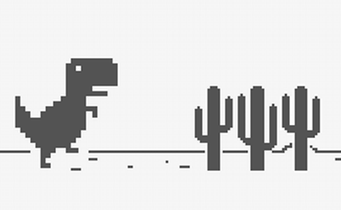 『裏技』Google chromeのあの恐竜でゲームをプレイする方法